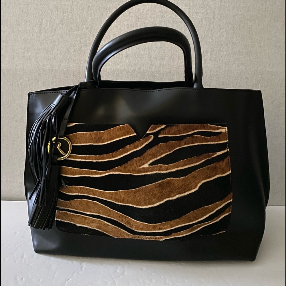 Varriale Black Italian Tote Bag